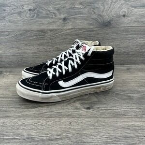 Vans High Top SK8-Hi Skateboard Shoes Men's Size 5.5 Black